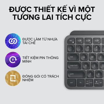 Bàn phím không dây Logitech MX Keys mini