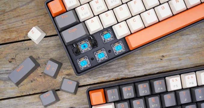 Bản phím cơ E-DRA EK368L Alpha